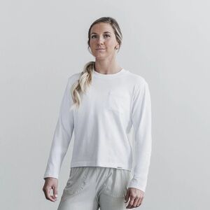 Nobull Heavyweight Long Sleeve Pocket Boxy Tee